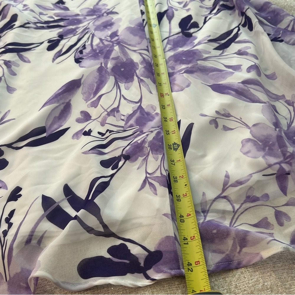 Floral Connected Apparal Lined Dress - Picture 9 of 9